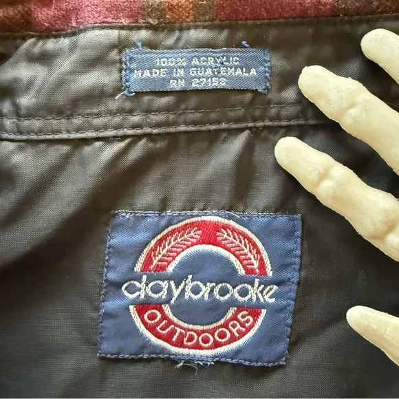 Vintage 80s Plaid Long Sleeve Button Down Flannel - Size Large - Picture 8 of 8